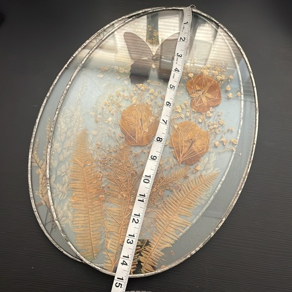 Wall Art dried butterflies and flowers Set of 2 - Picture 8 of 9